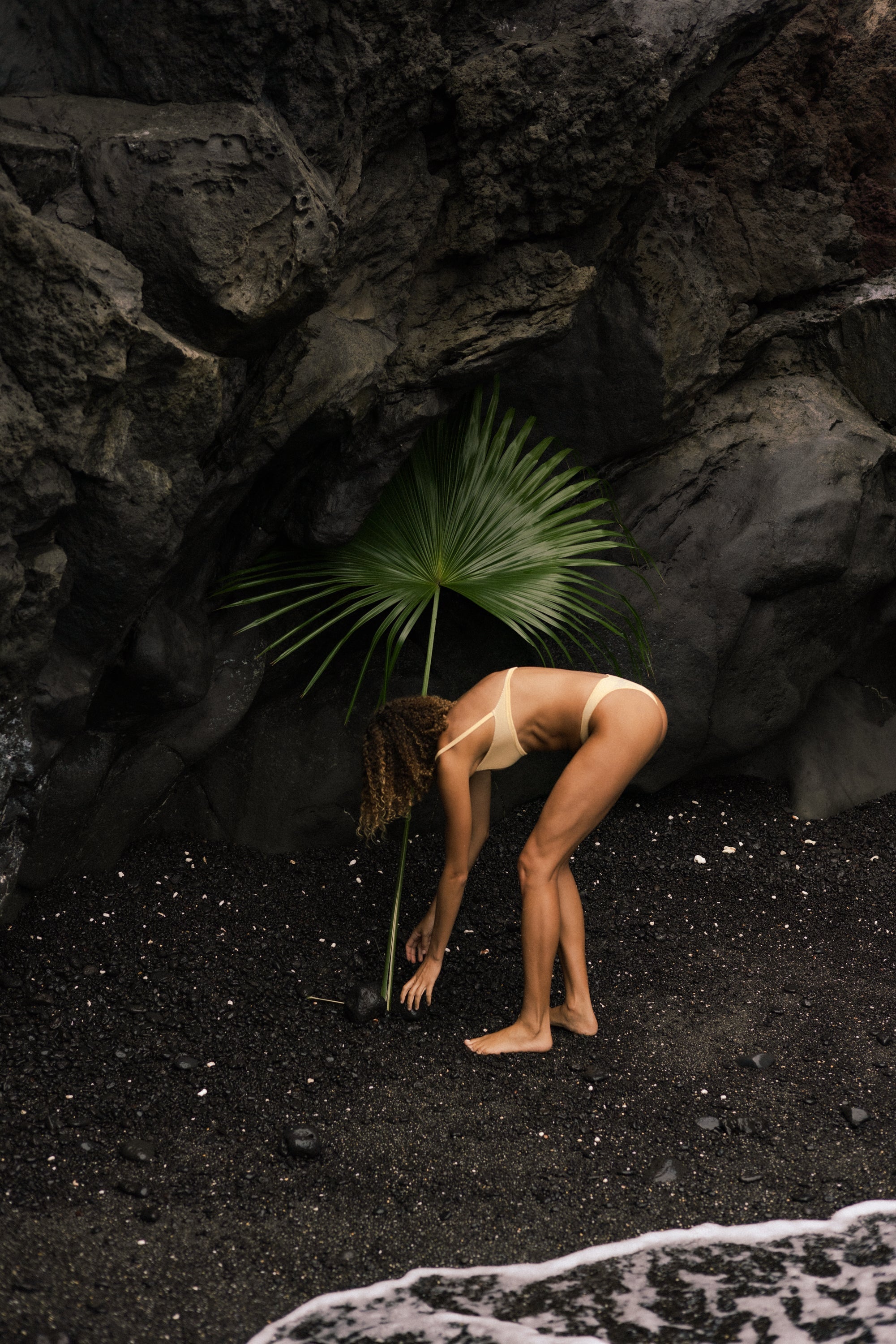 SALE Eldoris Bikini Bottom in Butter + Sand