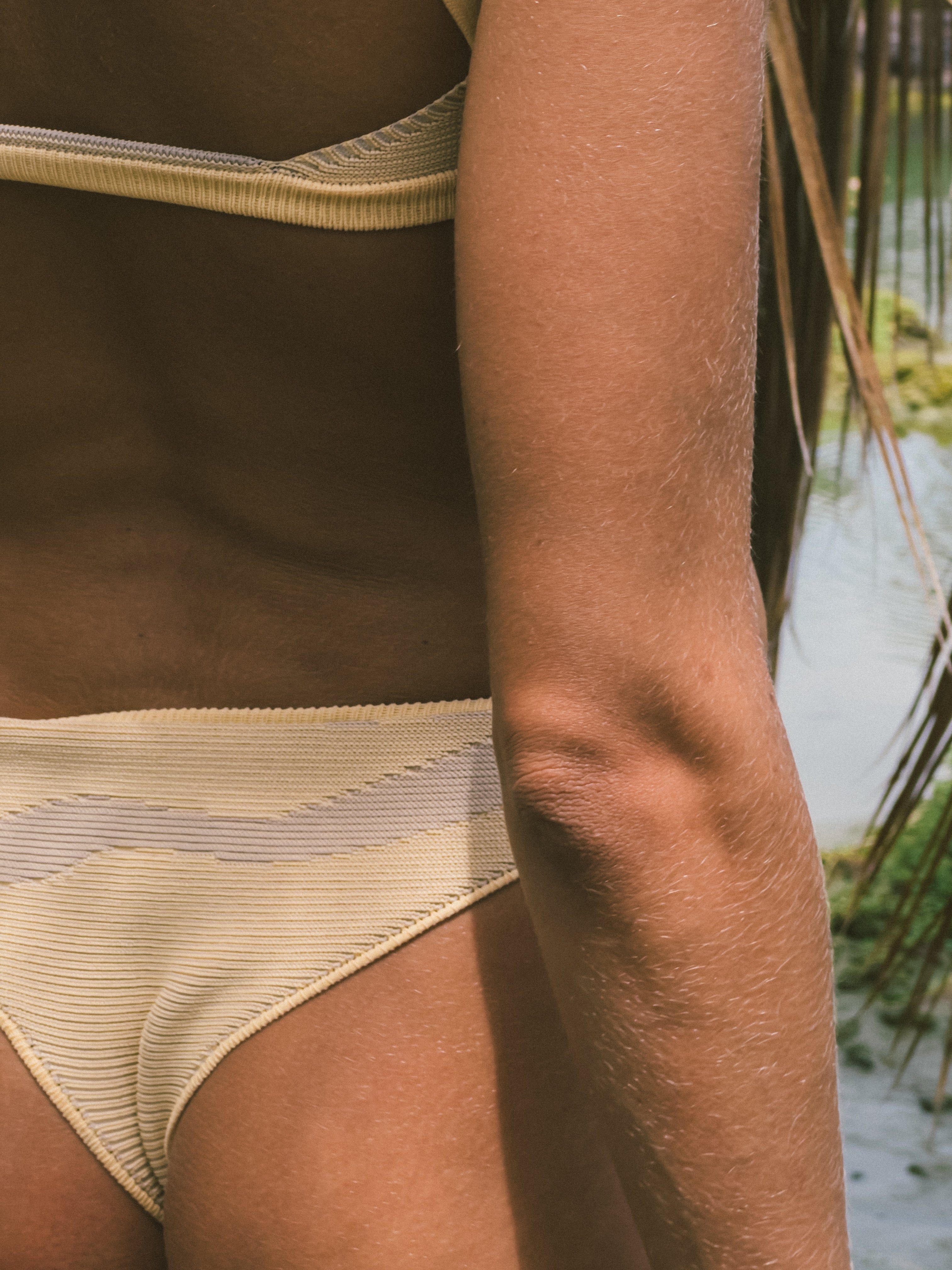 SALE Eldoris Bikini Bottom in Butter + Sand