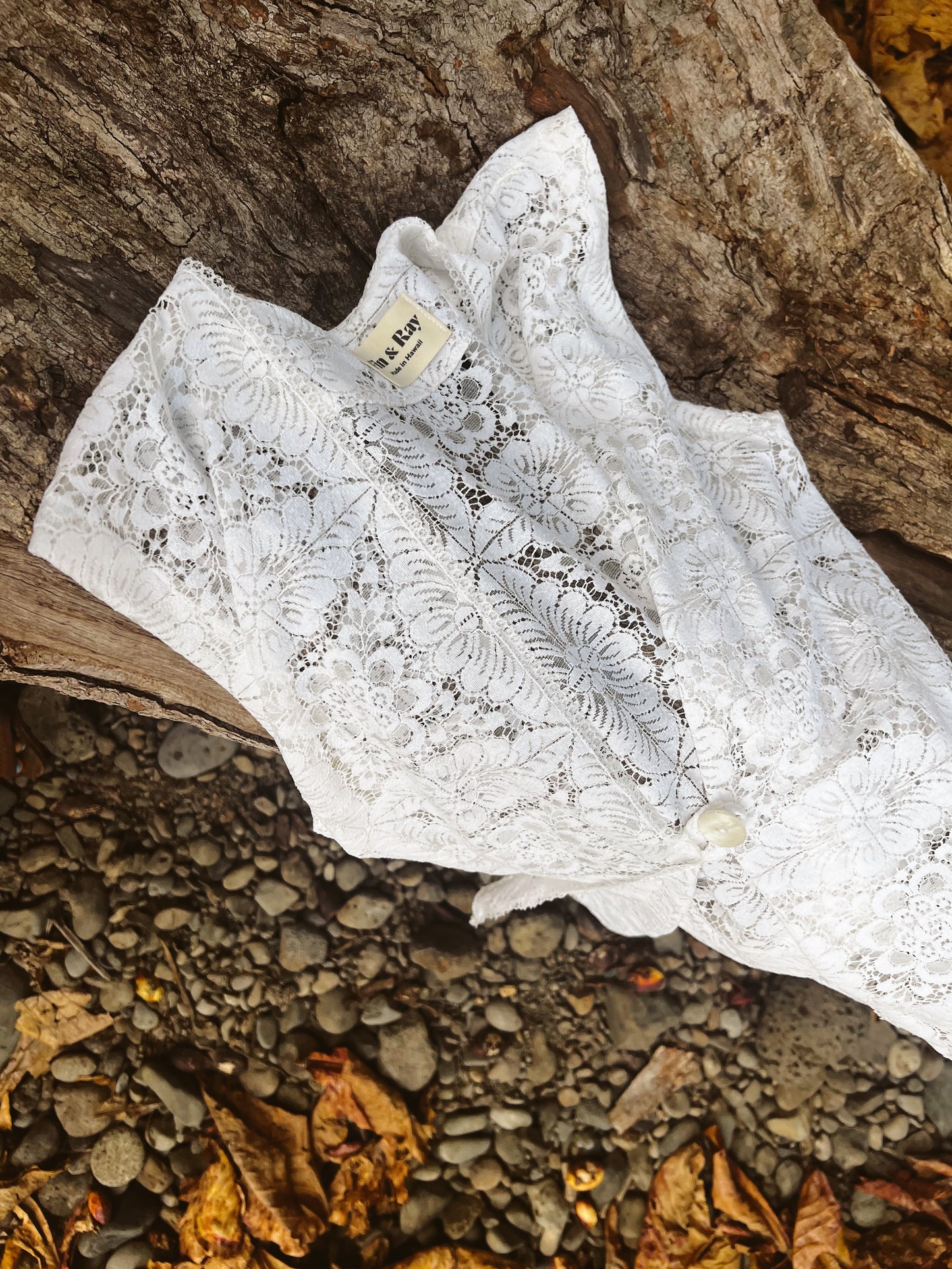 A Long Lace Vest