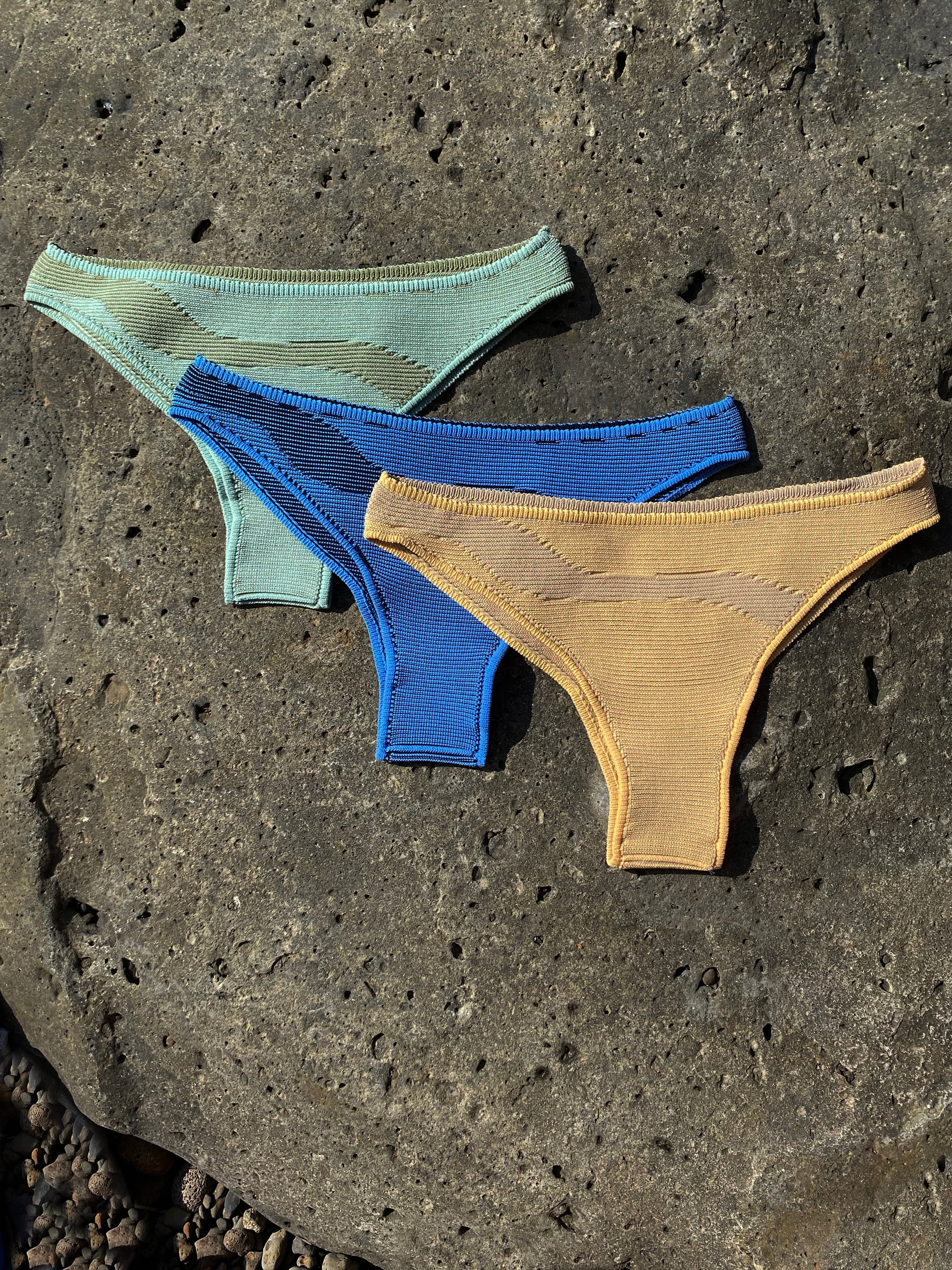 SALE Eldoris Bikini Bottom in Butter + Sand
