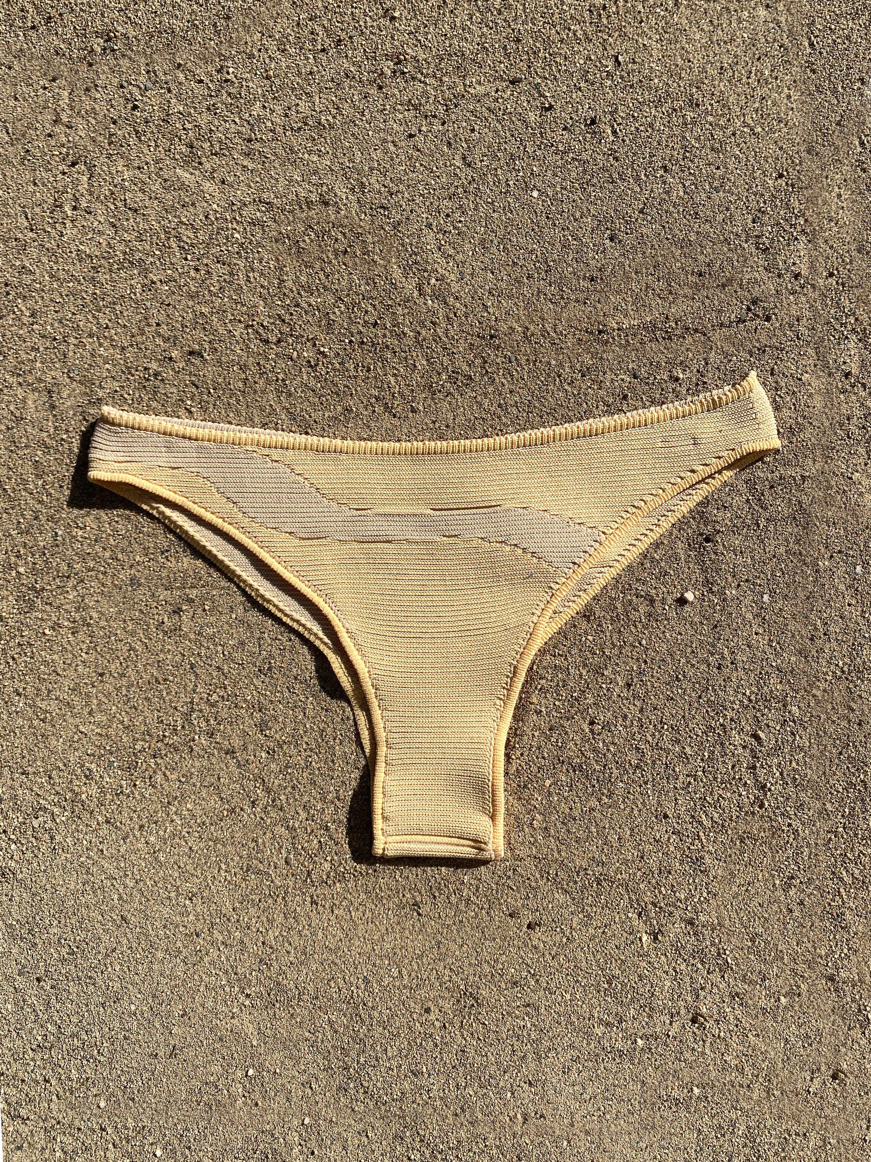 SALE Eldoris Bikini Bottom in Butter + Sand
