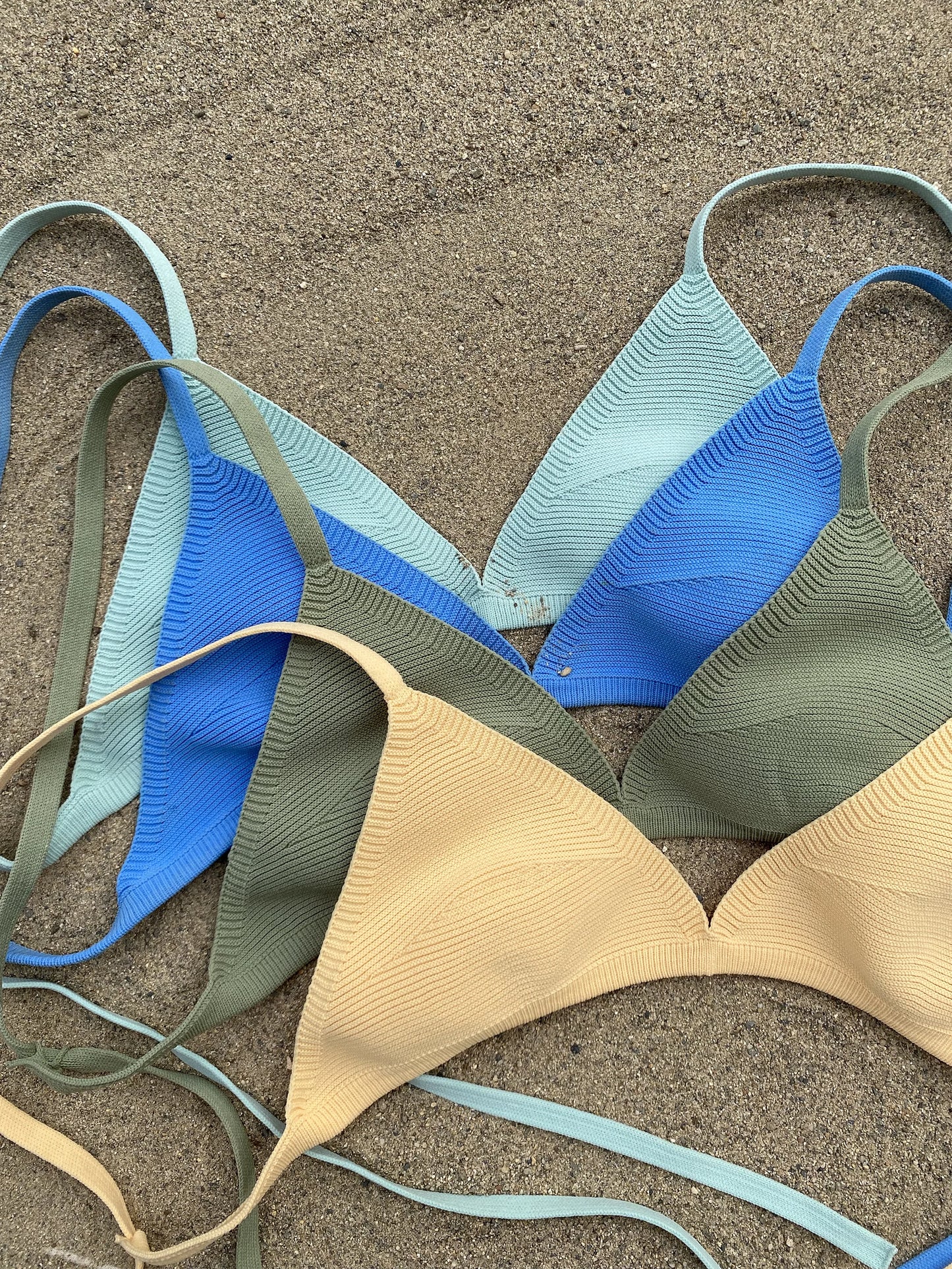 Adjustable Bikini Top in Butter 1