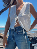 SOLD OUT Tie Front Pillowcase Vest