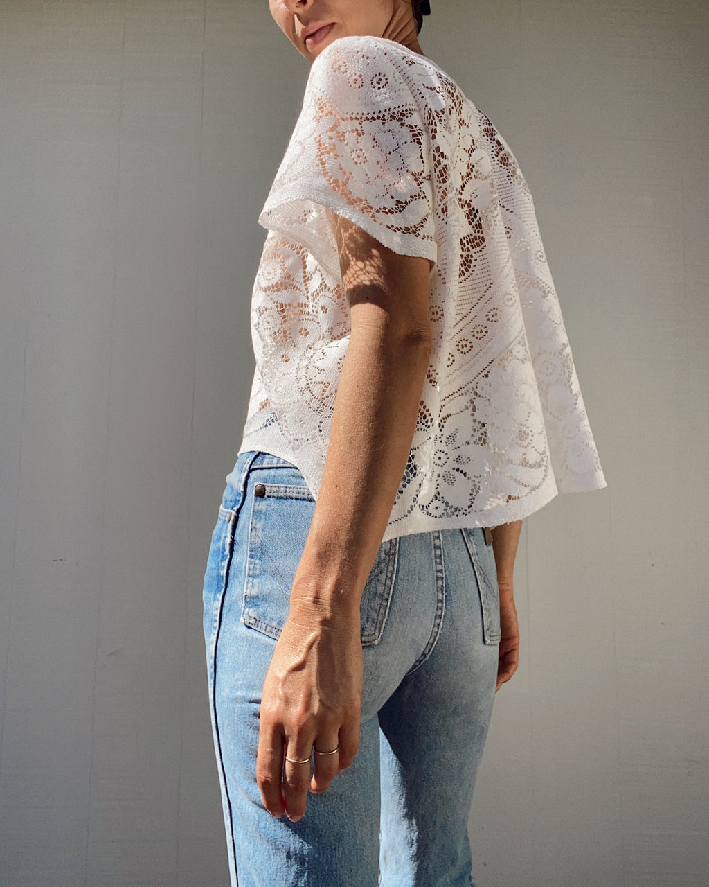 SOLD OUT Scalloped Edge Lace Top