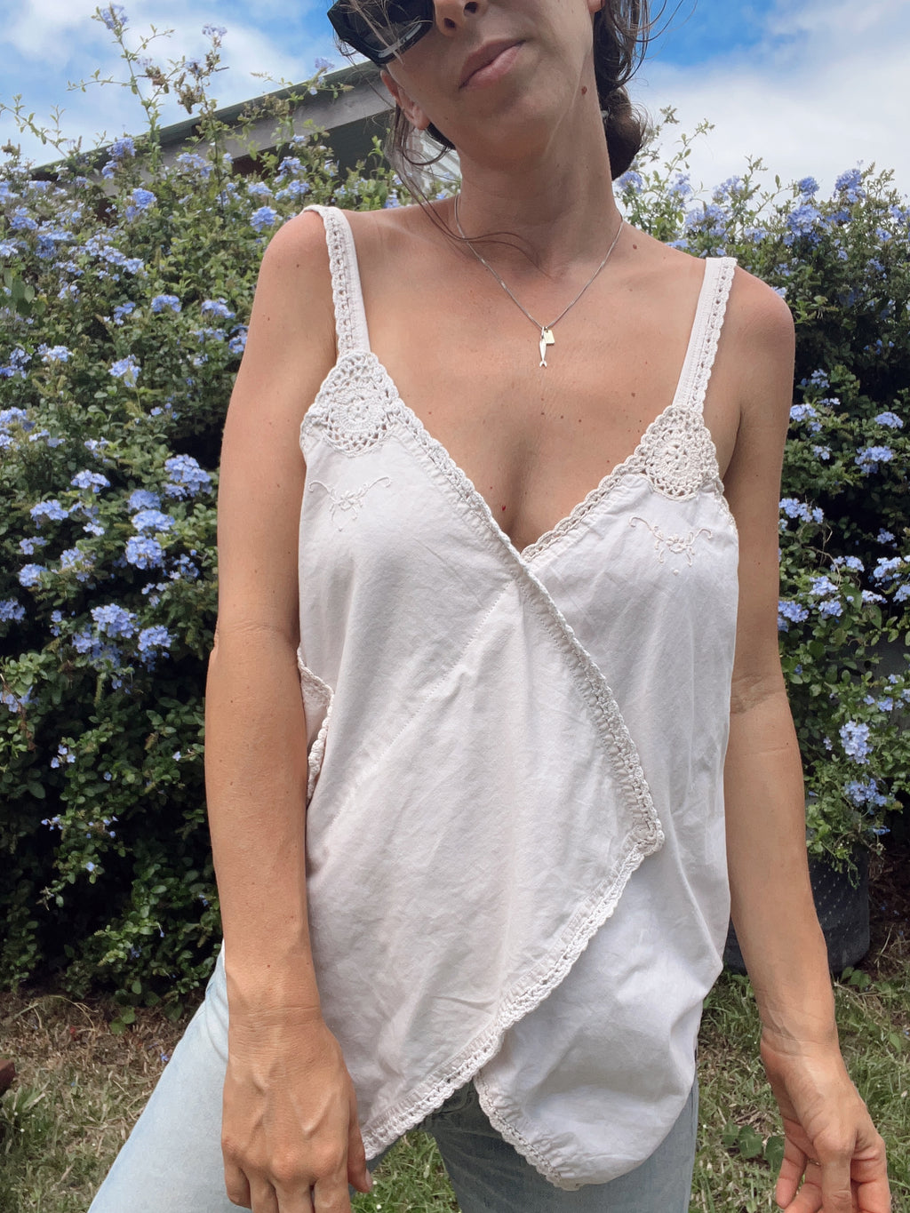 SOLD OUT Crochet Lace Napkin Tank Top
