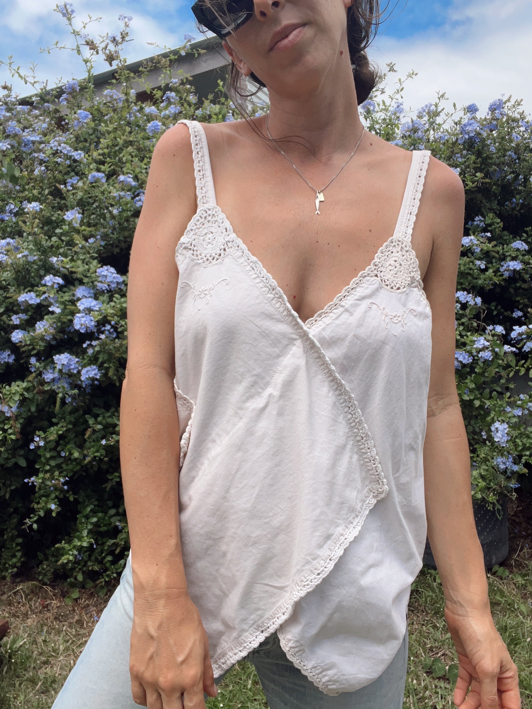 SOLD OUT Crochet Lace Napkin Tank Top