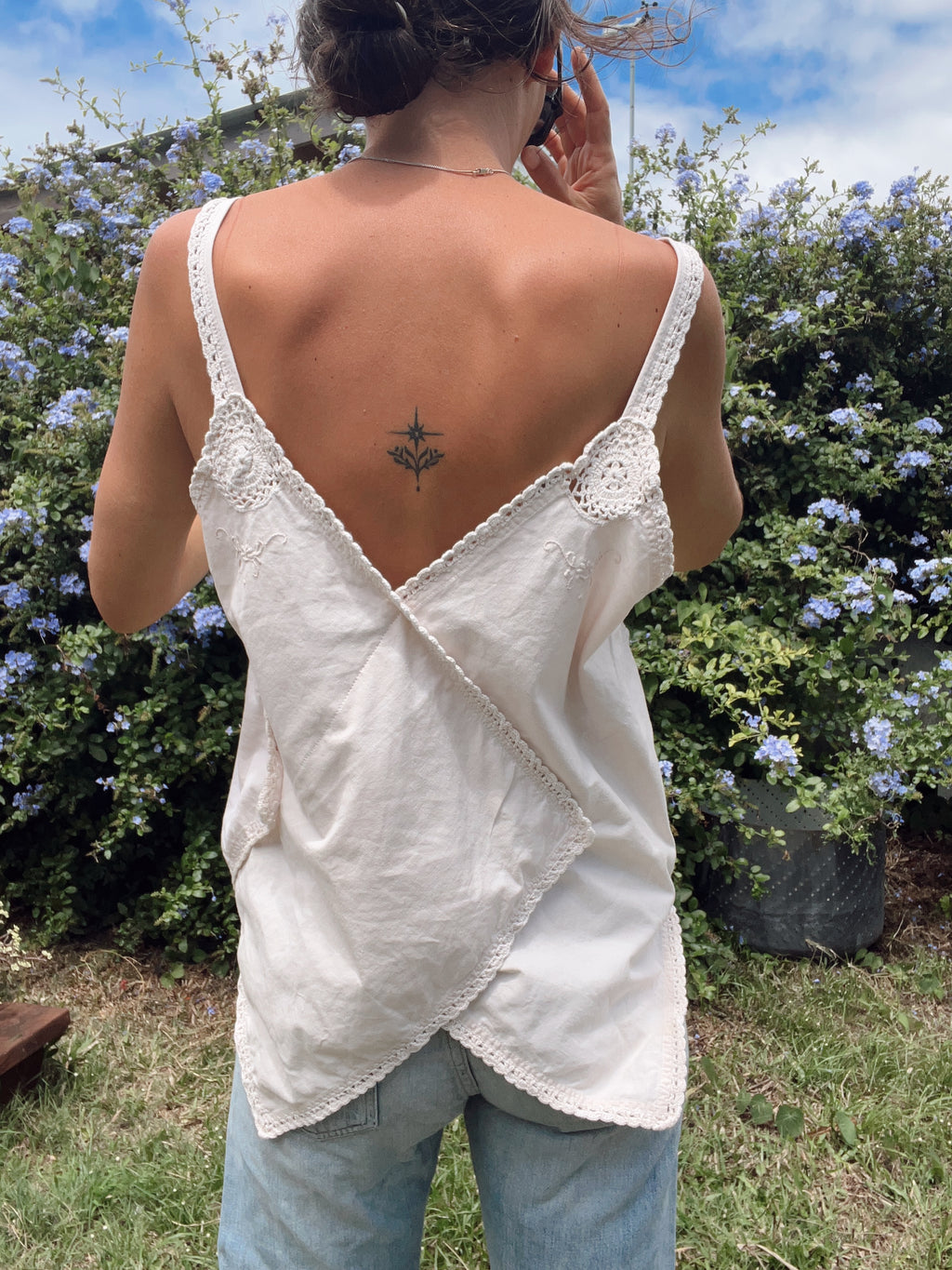 SOLD OUT Crochet Lace Napkin Tank Top