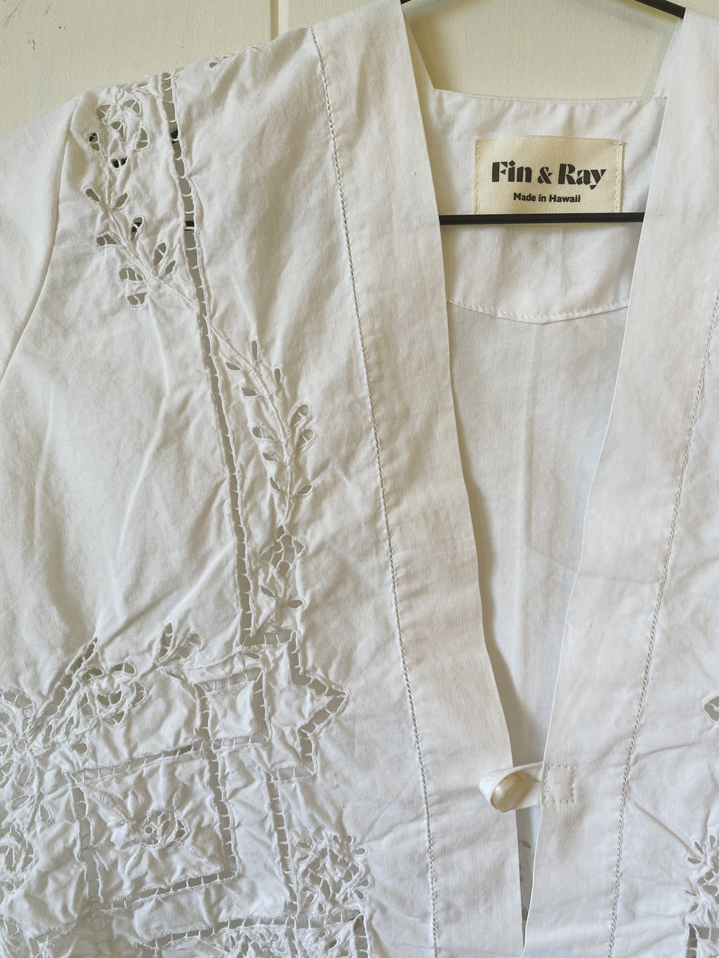 SOLD OUT Hand embroidered crop top