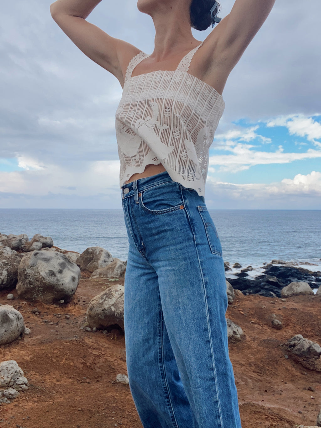 SOLD OUT Duck Lace Tank Top