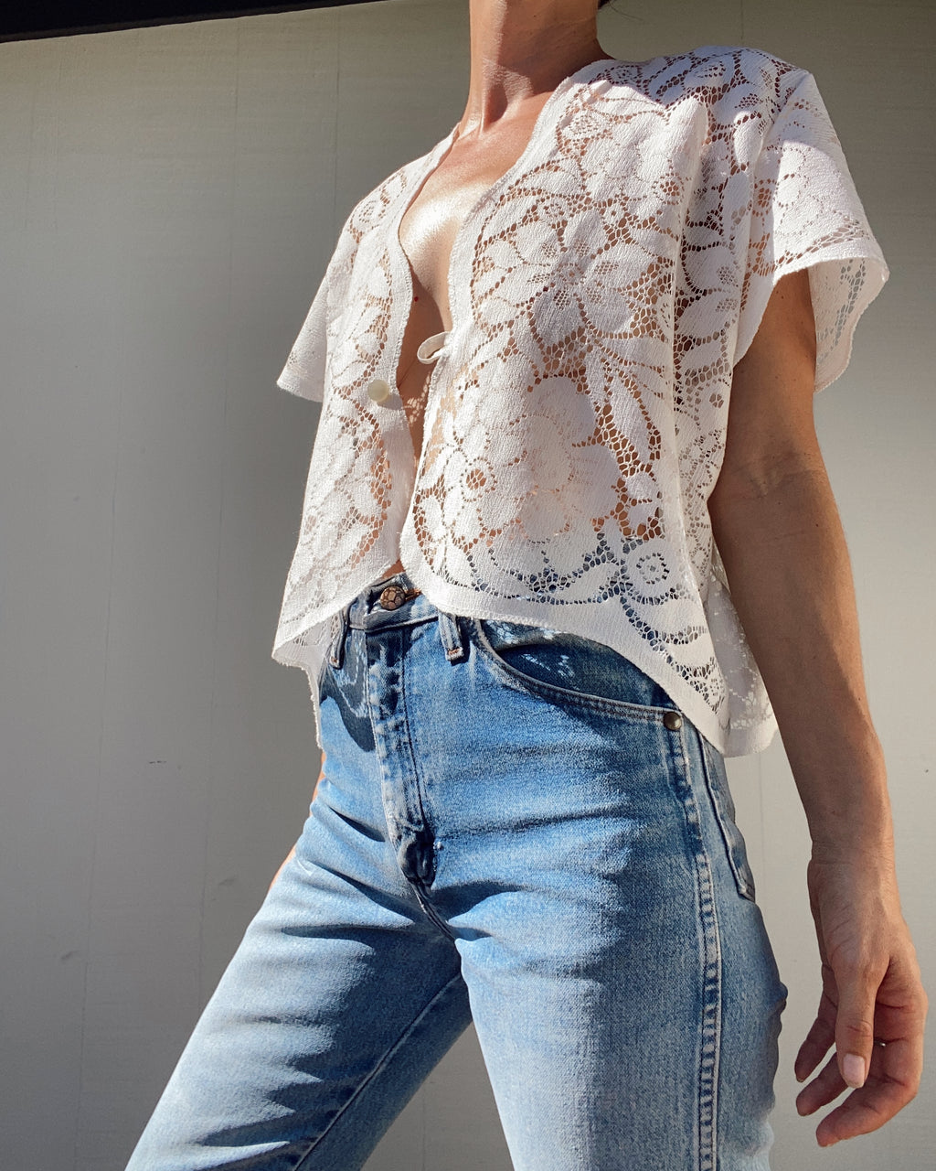 SOLD OUT Scalloped Edge Lace Top