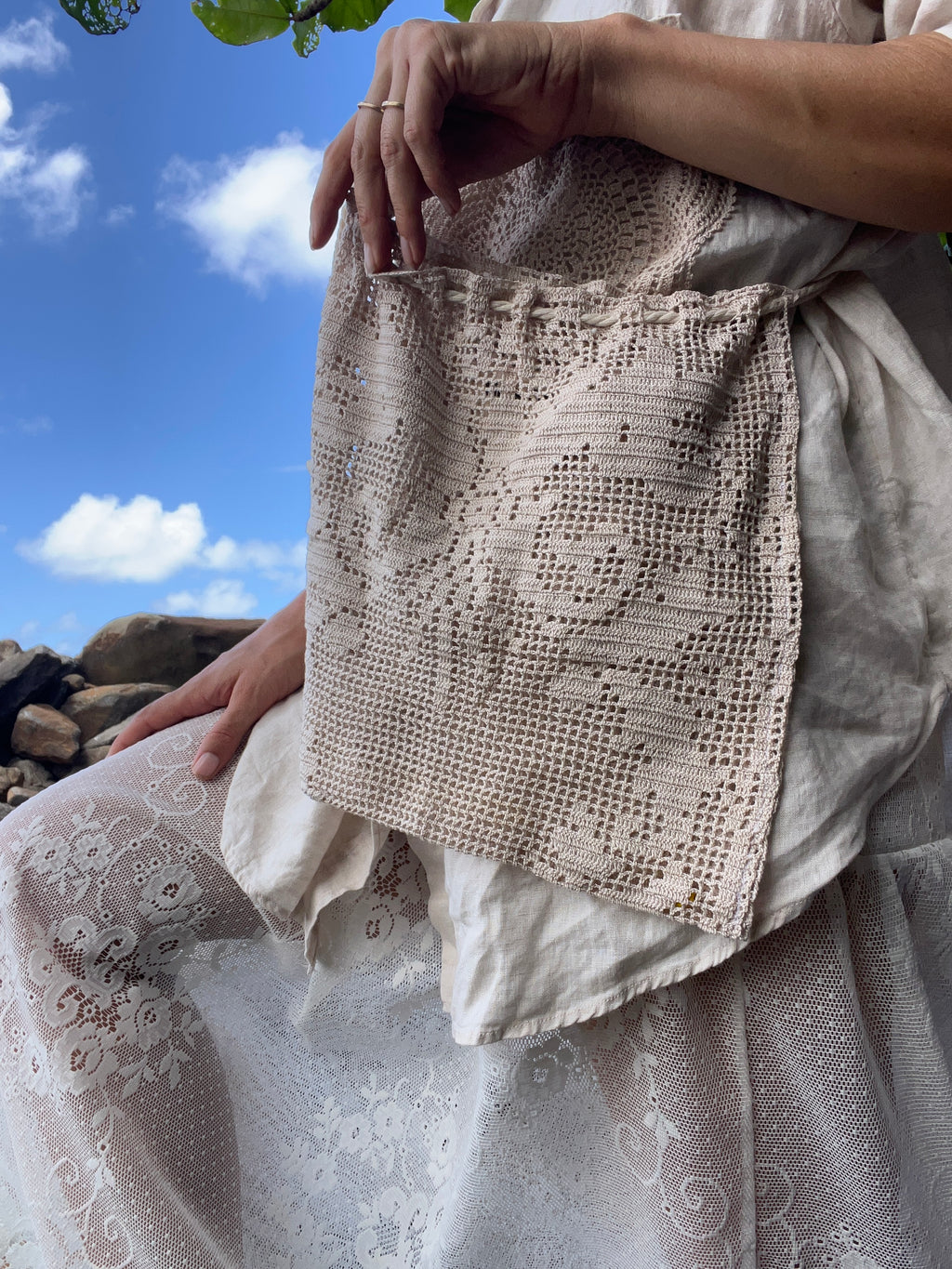 A Crochet Lace Bag