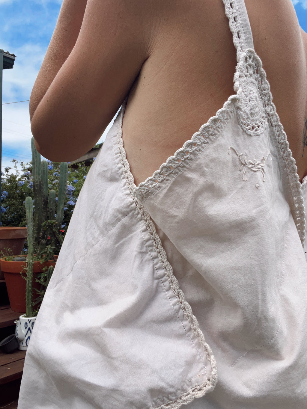 SOLD OUT Crochet Lace Napkin Tank Top