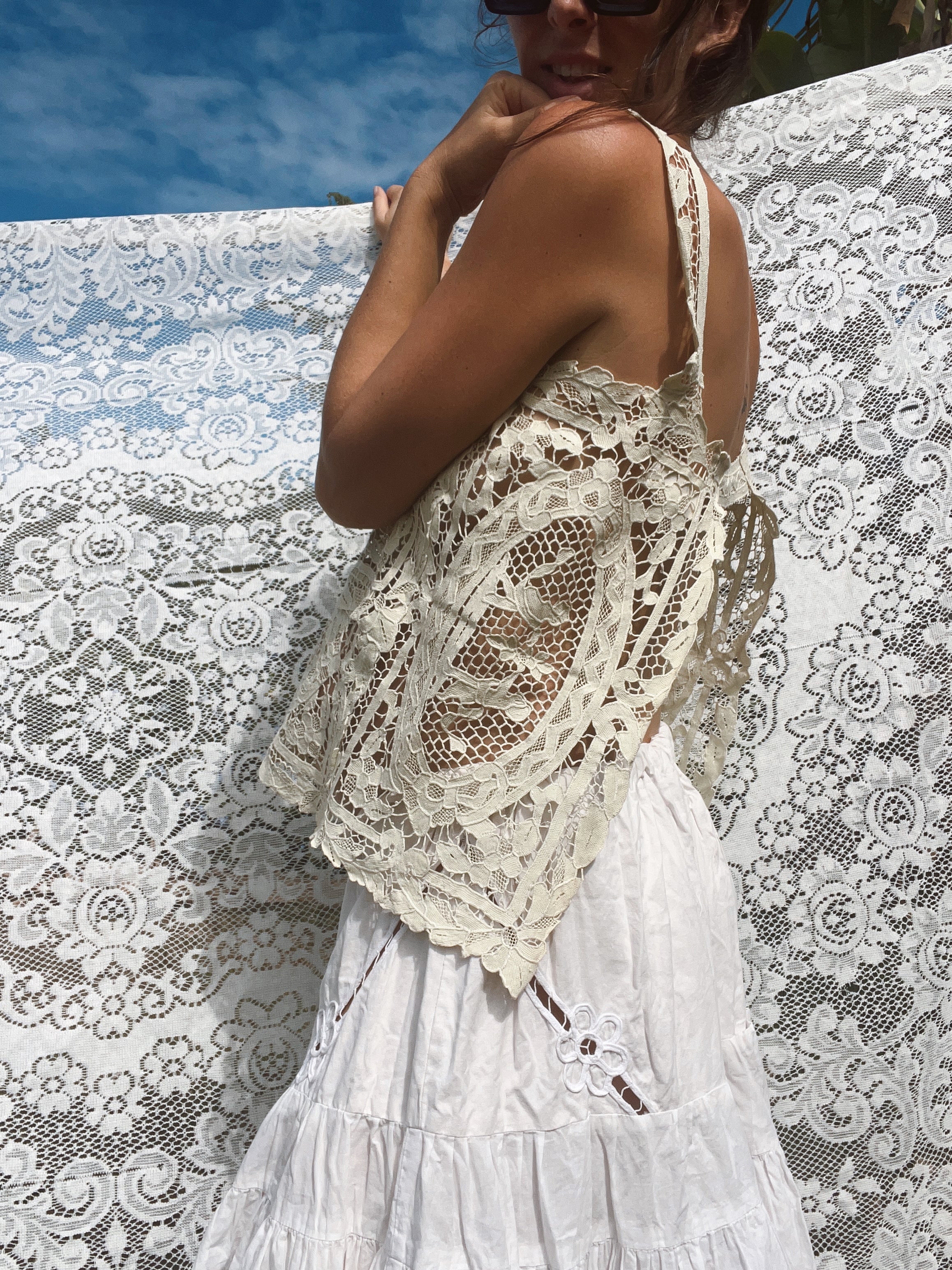 SOLD OUT Whimsical Lace Tank Top