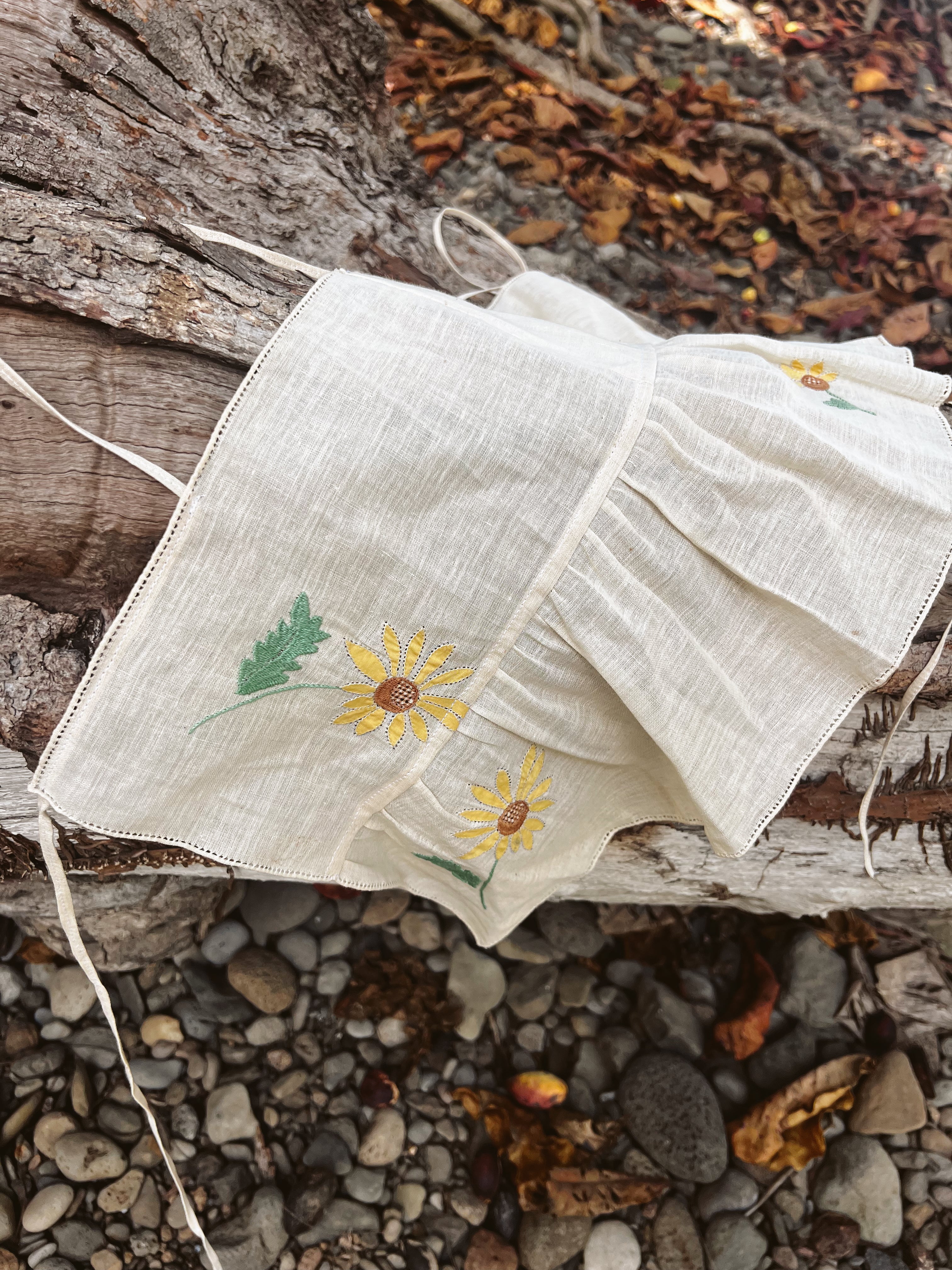 SOLD OUT Sunflower Tie Back Crop Tank Top