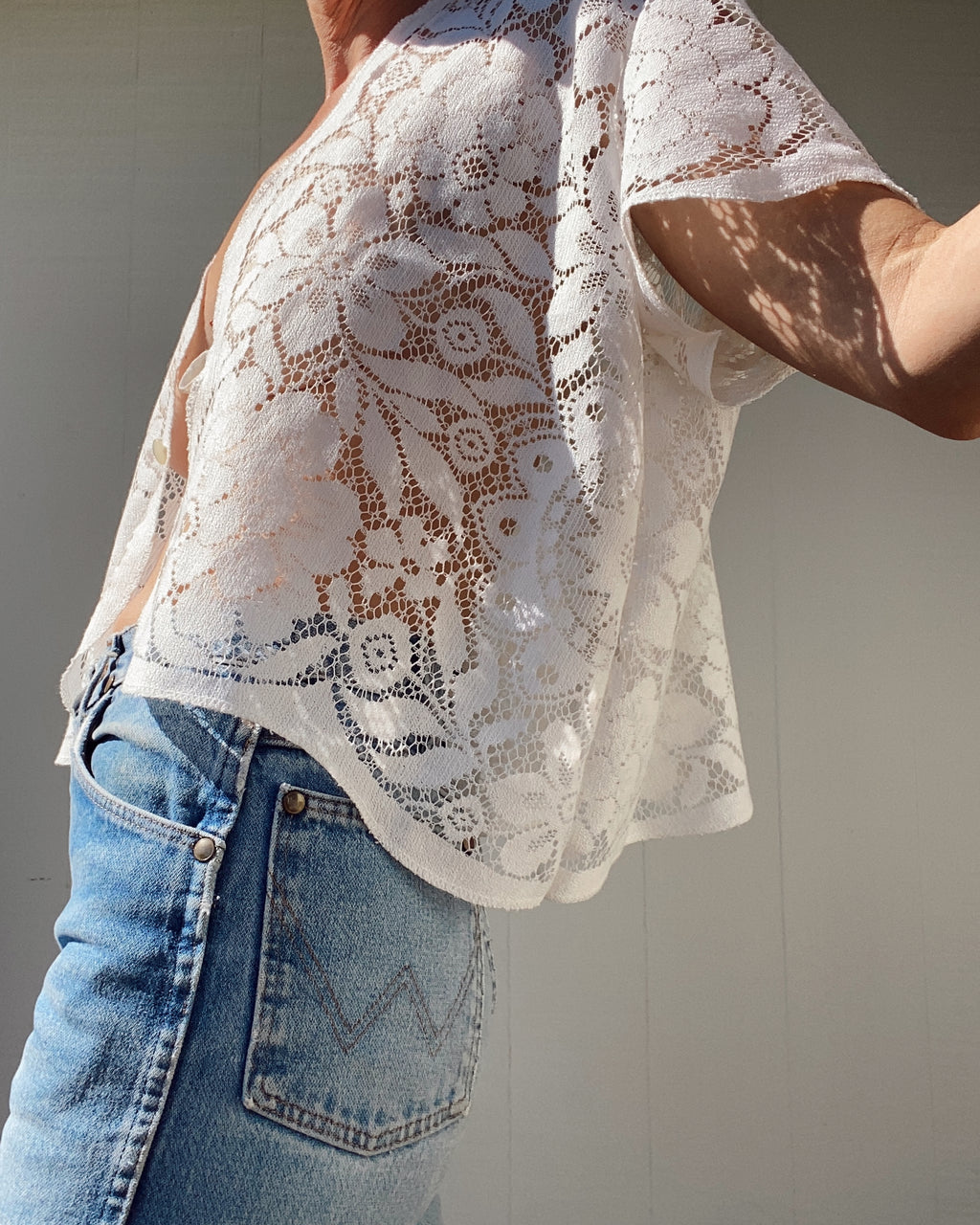 SOLD OUT Scalloped Edge Lace Top