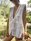 SOLD OUT Long Lace Vest