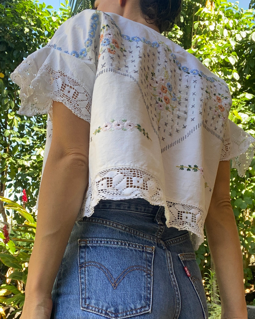 SOLD OUT Lace Trim Top