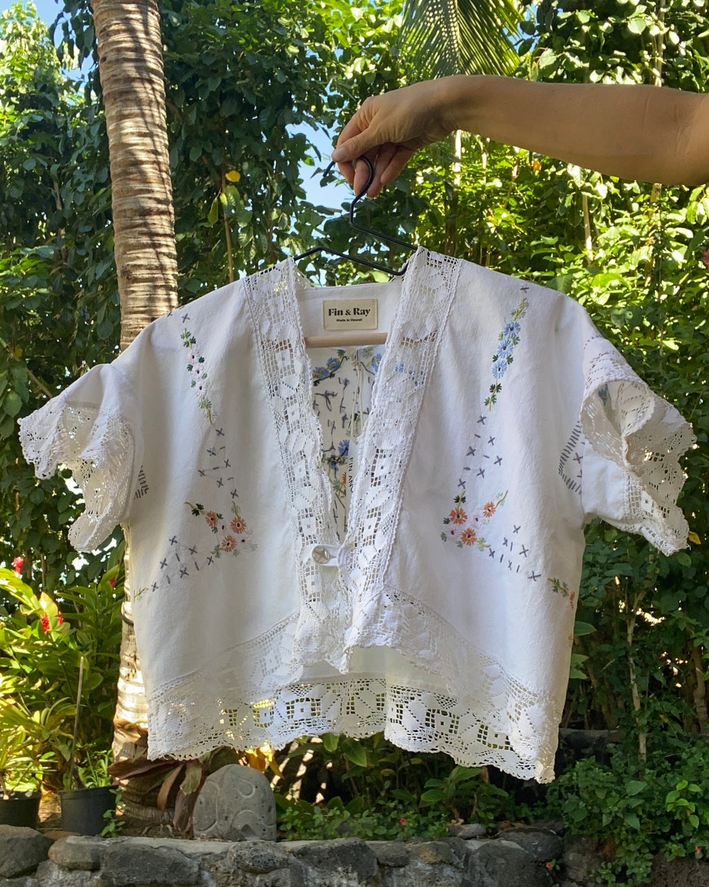 SOLD OUT Lace Trim Top