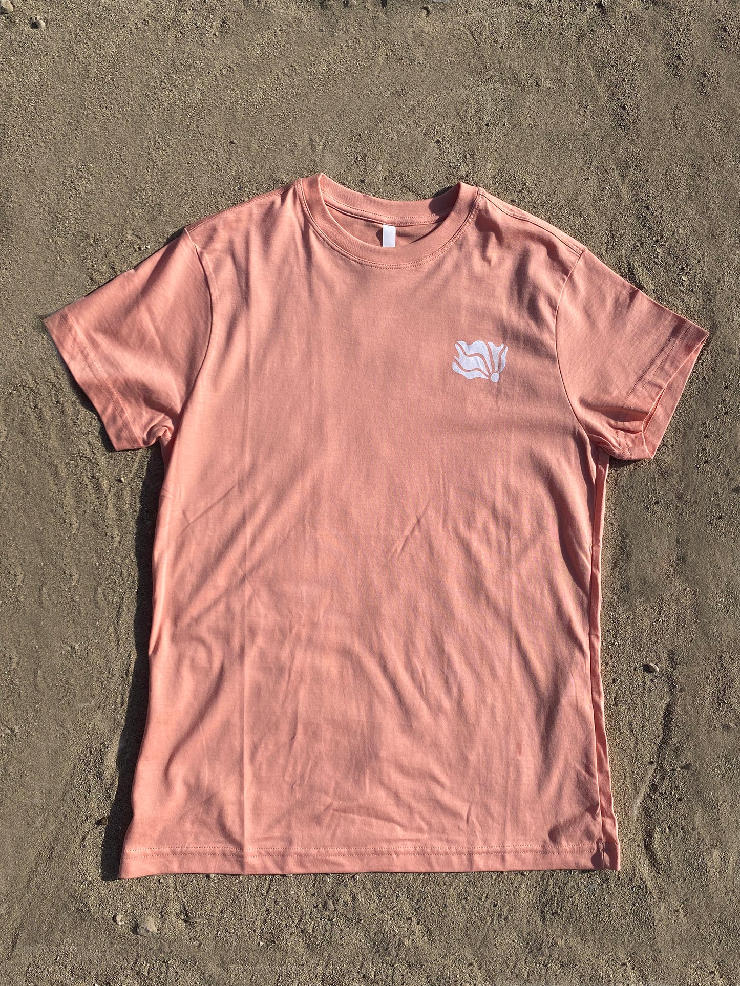 Coral Short Sleeve T-shirt in Salmon
