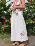 A Flower Tea Towel Pant in Holly & Tulip