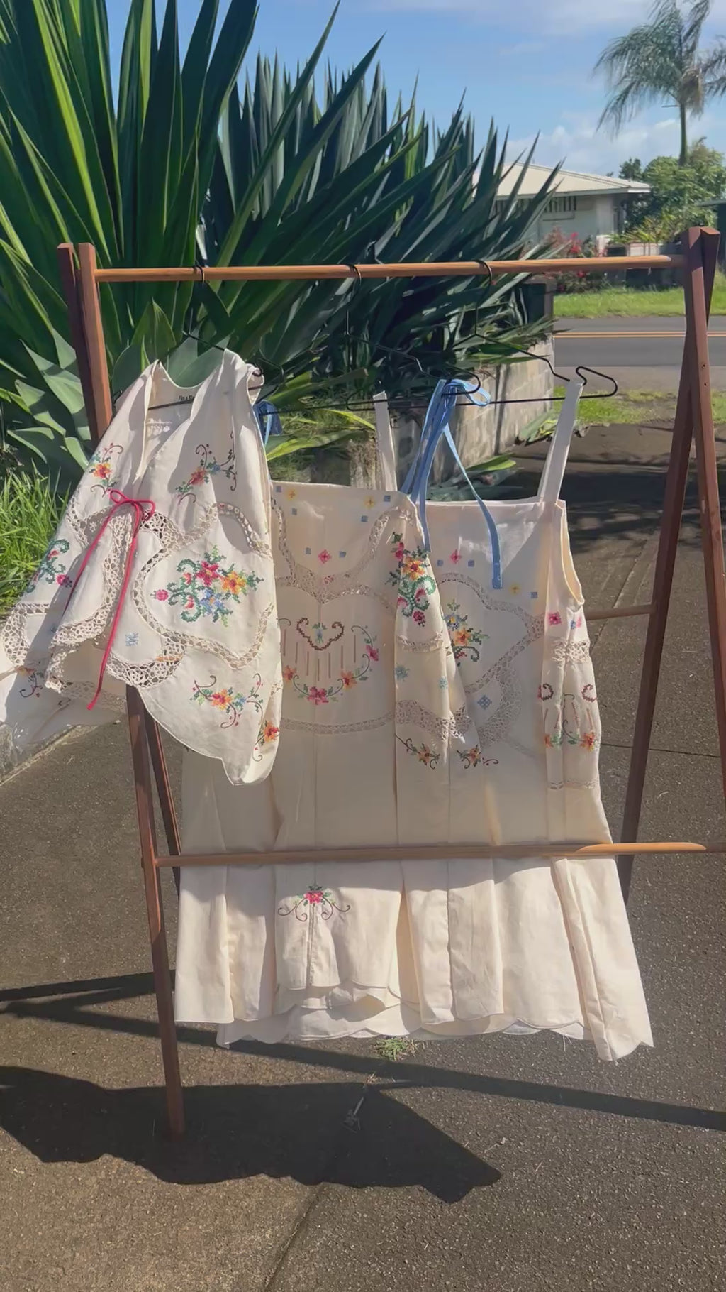 An Embroidered Floral Top