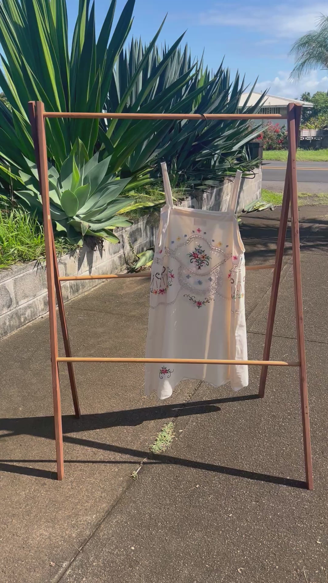An Embroidered Floral Dress